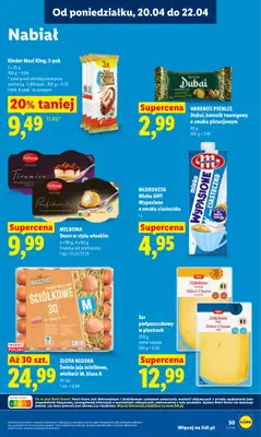 Lidl - gazetka promocyjna Oferta od poniedziałku od poniedziałku 20.04 do środy 22.04 - strona 51