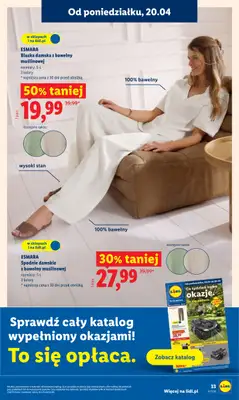Lidl - gazetka promocyjna Oferta od poniedziałku od poniedziałku 20.04 do środy 22.04 - strona 33