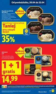 Lidl - gazetka promocyjna Oferta od poniedziałku od poniedziałku 20.04 do środy 22.04 - strona 31