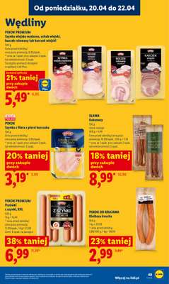 Lidl - gazetka promocyjna Oferta od poniedziałku od poniedziałku 20.04 do środy 22.04 - strona 49