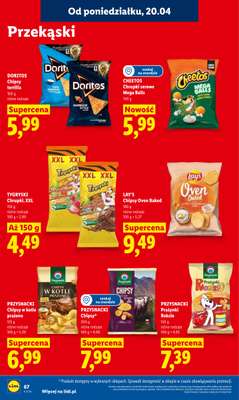 Lidl - gazetka promocyjna Oferta od poniedziałku od poniedziałku 20.04 do środy 22.04 - strona 70