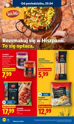 Lidl - gazetka promocyjna Oferta od poniedziałku od poniedziałku 20.04 do środy 22.04 - strona 56