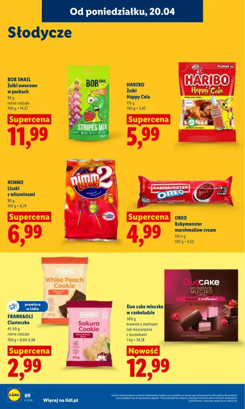 Lidl - gazetka promocyjna Oferta od poniedziałku od poniedziałku 20.04 do środy 22.04 - strona 72