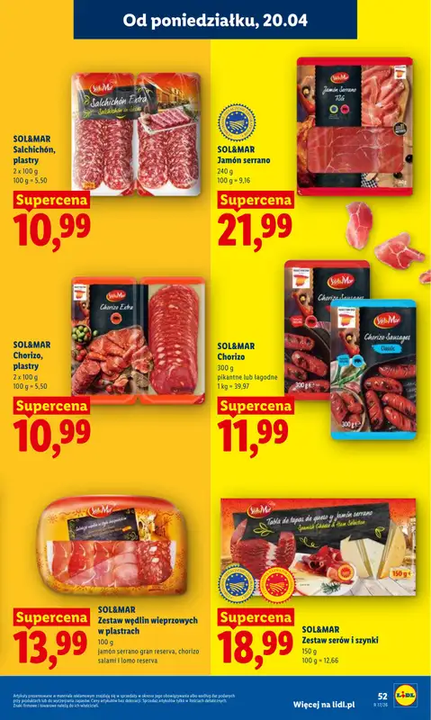 Lidl - gazetka promocyjna Oferta od poniedziałku od poniedziałku 20.04 do środy 22.04 - strona 53
