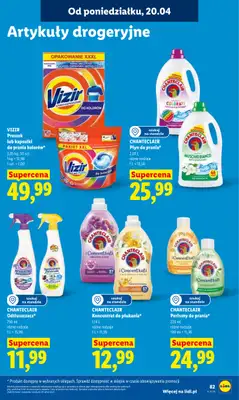 Lidl - gazetka promocyjna Oferta od poniedziałku od poniedziałku 20.04 do środy 22.04 - strona 85