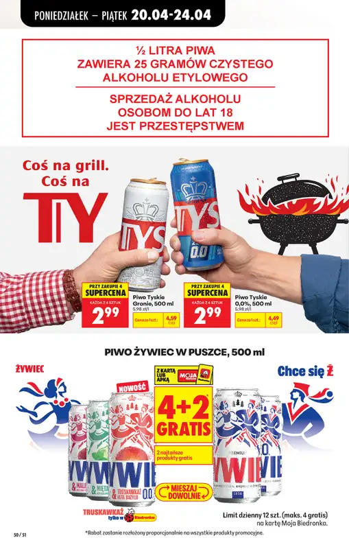 Biedronka - gazetka promocyjna Od poniedziałku od poniedziałku 20.04 do niedzieli 26.04 - strona 70
