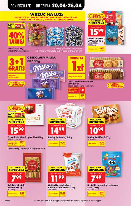 Biedronka - gazetka promocyjna Od poniedziałku od poniedziałku 20.04 do niedzieli 26.04 - strona 56