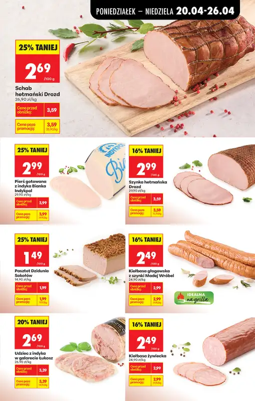Biedronka - gazetka promocyjna Od poniedziałku, Z ladą tradycyjną od poniedziałku 20.04 do niedzieli 26.04 - strona 31