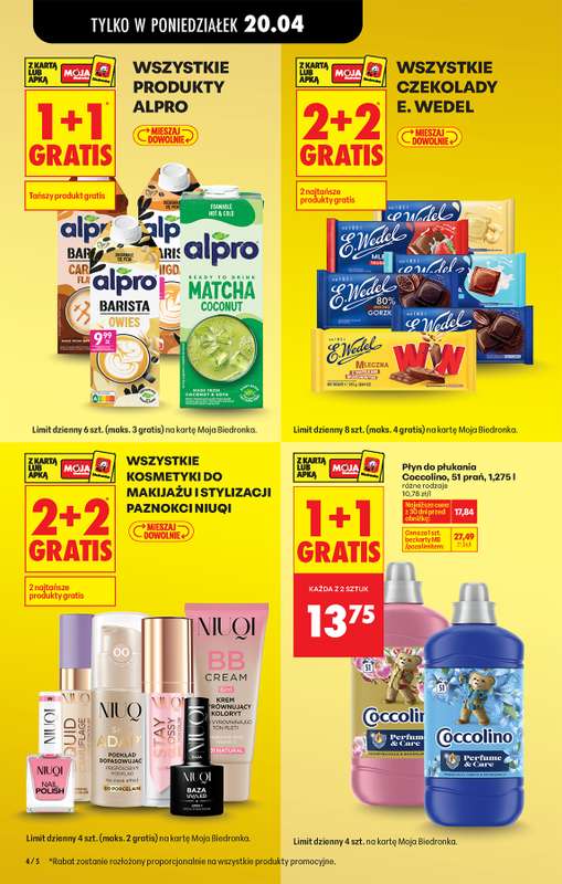 Biedronka - gazetka promocyjna Od poniedziałku, Z ladą tradycyjną od poniedziałku 20.04 do niedzieli 26.04 - strona 4
