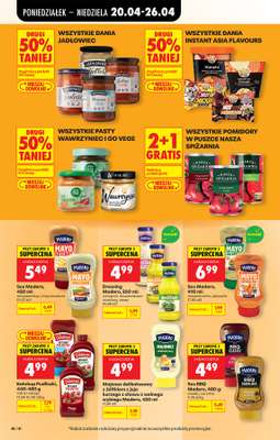 Biedronka - gazetka promocyjna Od poniedziałku, Z ladą tradycyjną od poniedziałku 20.04 do niedzieli 26.04 - strona 52