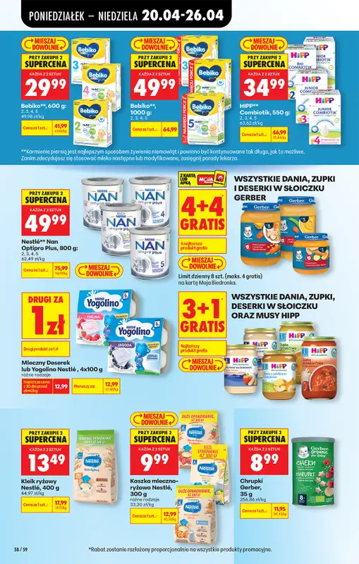 Biedronka - gazetka promocyjna Od poniedziałku, Z ladą tradycyjną od poniedziałku 20.04 do niedzieli 26.04 - strona 78