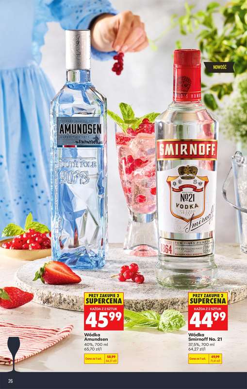 Biedronka - gazetka promocyjna Czas na Toast! od poniedziałku 20.04 do soboty 02.05 - strona 26