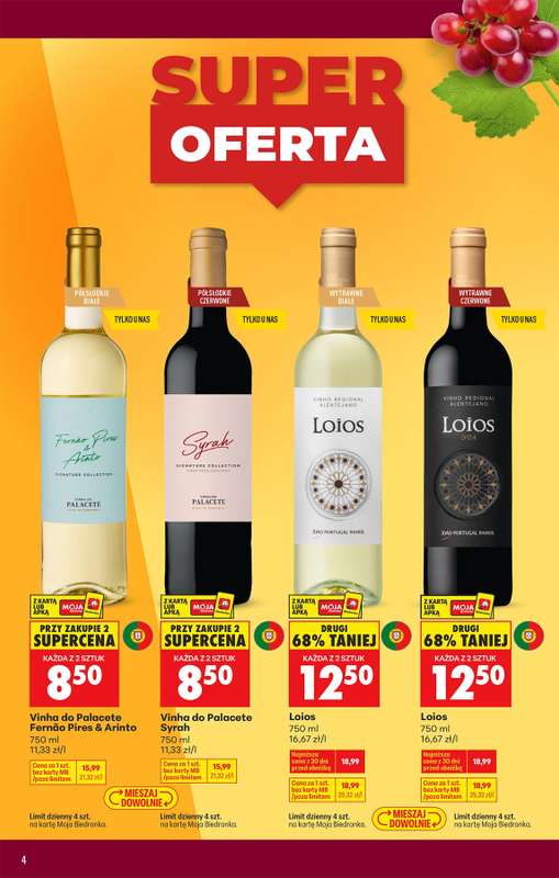 Biedronka - gazetka promocyjna Czas na Toast! od poniedziałku 20.04 do soboty 02.05 - strona 4