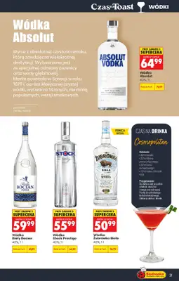 Biedronka - gazetka promocyjna Czas na Toast! od poniedziałku 20.04 do soboty 02.05 - strona 31
