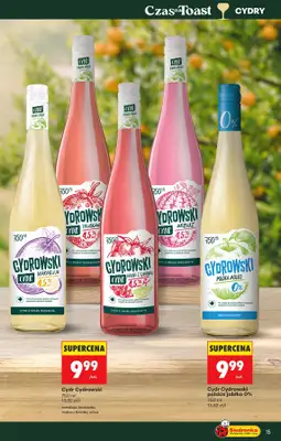 Biedronka - gazetka promocyjna Czas na Toast! od poniedziałku 20.04 do soboty 02.05 - strona 15