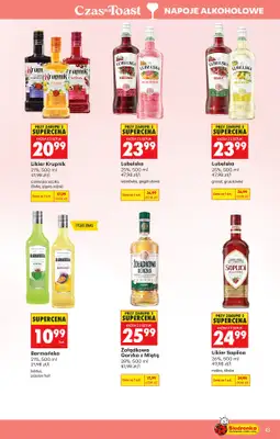 Biedronka - gazetka promocyjna Czas na Toast! od poniedziałku 20.04 do soboty 02.05 - strona 43