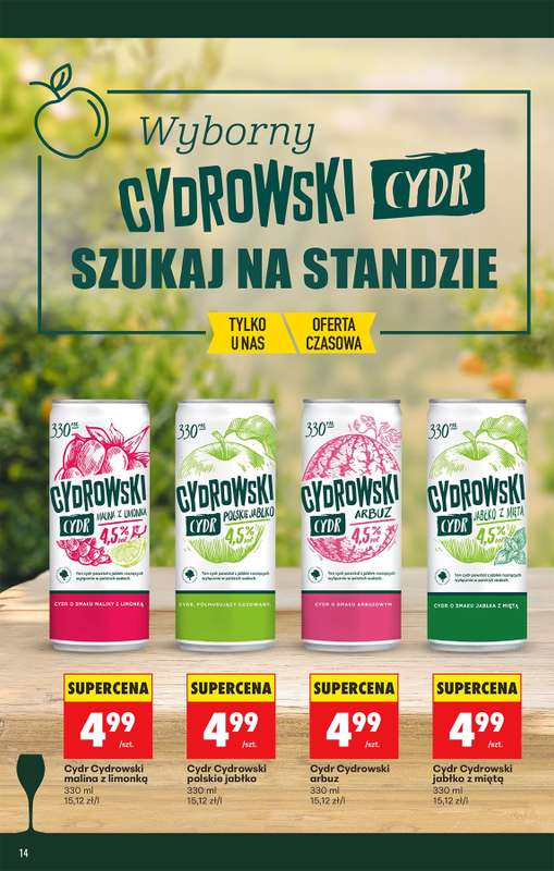 Biedronka - gazetka promocyjna Czas na Toast! od poniedziałku 20.04 do soboty 02.05 - strona 14