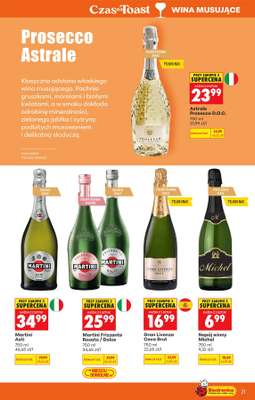 Biedronka - gazetka promocyjna Czas na Toast! od poniedziałku 20.04 do soboty 02.05 - strona 21