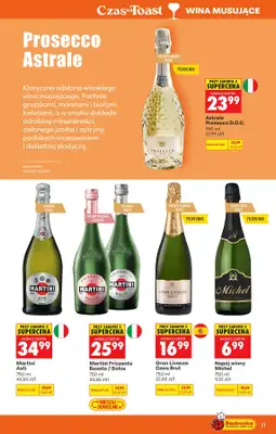 Biedronka - gazetka promocyjna Czas na Toast! od poniedziałku 20.04 do soboty 02.05 - strona 21