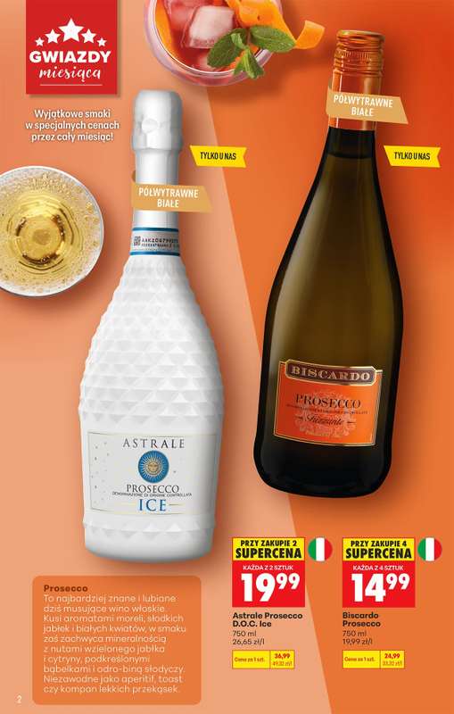 Biedronka - gazetka promocyjna Czas na Toast! od poniedziałku 20.04 do soboty 02.05 - strona 2