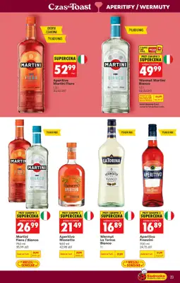 Biedronka - gazetka promocyjna Czas na Toast! od poniedziałku 20.04 do soboty 02.05 - strona 23