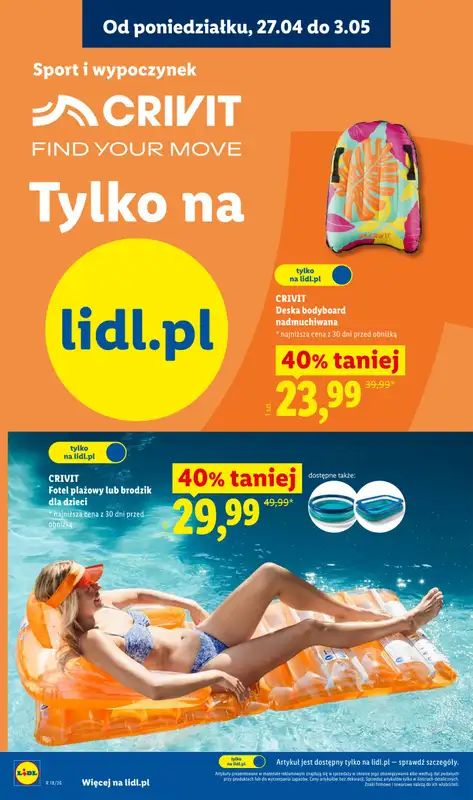 Lidl - gazetka promocyjna Katalog od poniedziałku 27.04 do soboty 02.05 - strona 30