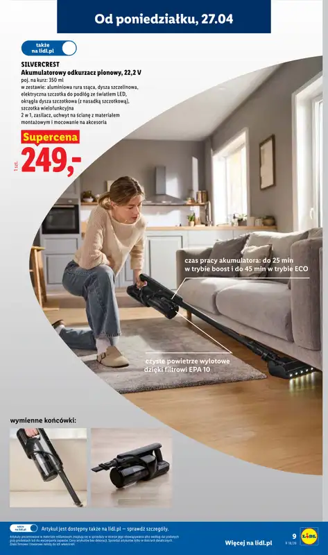 Lidl - gazetka promocyjna Katalog od poniedziałku 27.04 do soboty 02.05 - strona 9