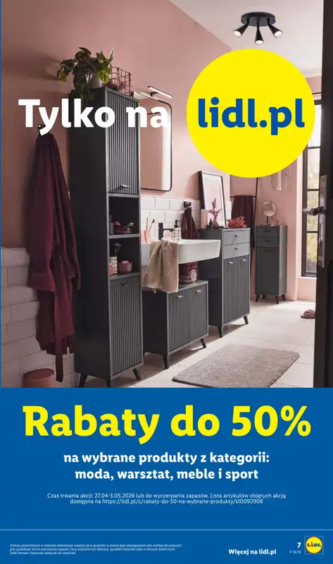 Lidl - gazetka promocyjna Katalog od poniedziałku 27.04 do soboty 02.05 - strona 7