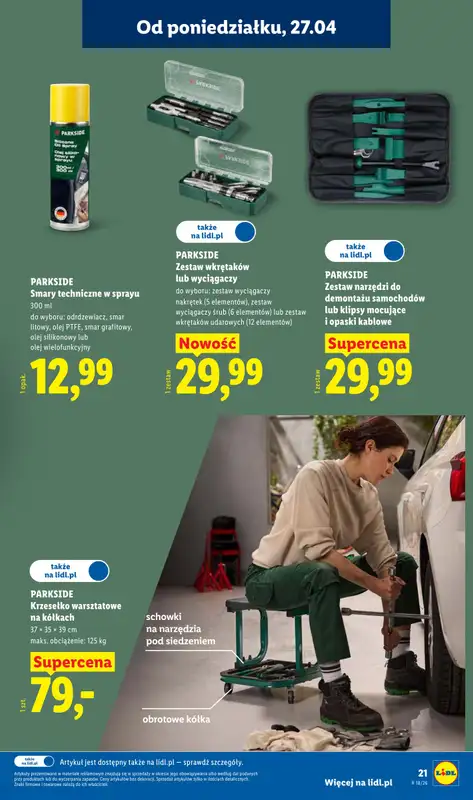 Lidl - gazetka promocyjna Katalog od poniedziałku 27.04 do soboty 02.05 - strona 23