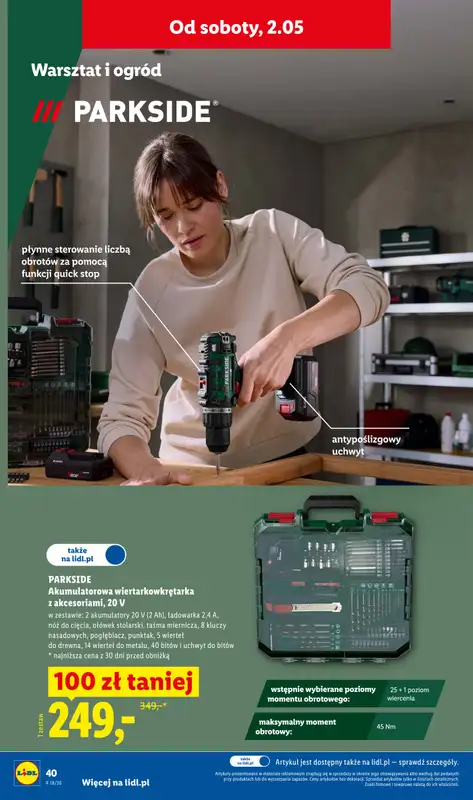 Lidl - gazetka promocyjna Katalog od poniedziałku 27.04 do soboty 02.05 - strona 48