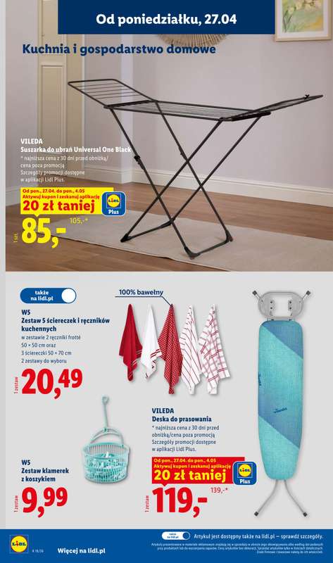 Lidl - gazetka promocyjna Katalog od poniedziałku 27.04 do soboty 02.05 - strona 18