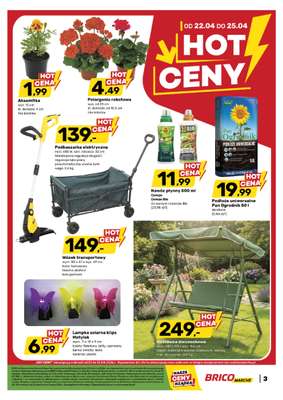 Bricomarche - gazetka promocyjna Hot ceny od środy 22.04 do soboty 25.04 - strona 3