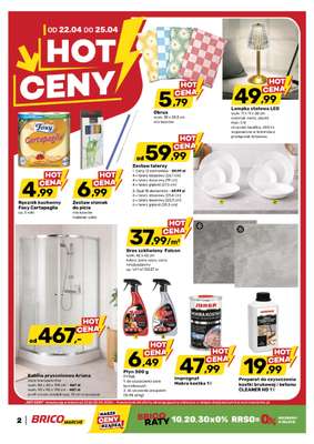 Bricomarche - gazetka promocyjna Hot ceny od środy 22.04 do soboty 25.04 - strona 2