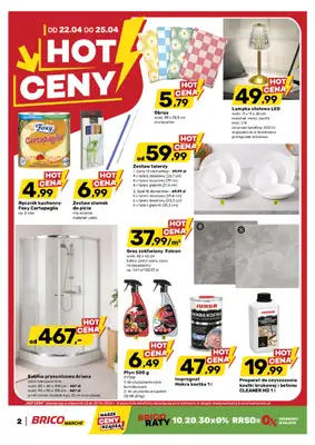 Bricomarche - gazetka promocyjna Hot ceny od środy 22.04 do soboty 25.04 - strona 2