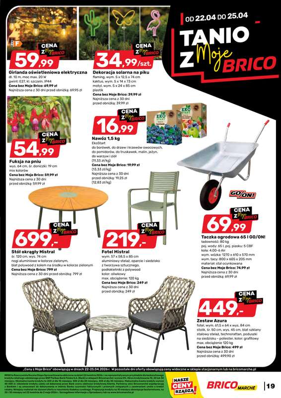 Bricomarche - gazetka promocyjna Gazetka  do soboty 02.05 - strona 19