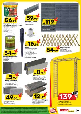 Bricomarche - gazetka promocyjna Gazetka  do soboty 02.05 - strona 15