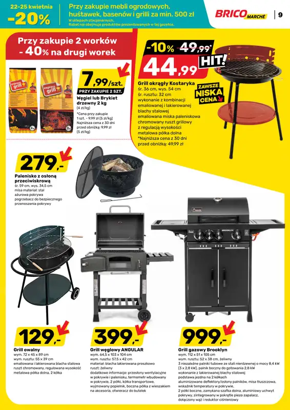 Bricomarche - gazetka promocyjna Gazetka od środy 22.04 do soboty 02.05 - strona 9