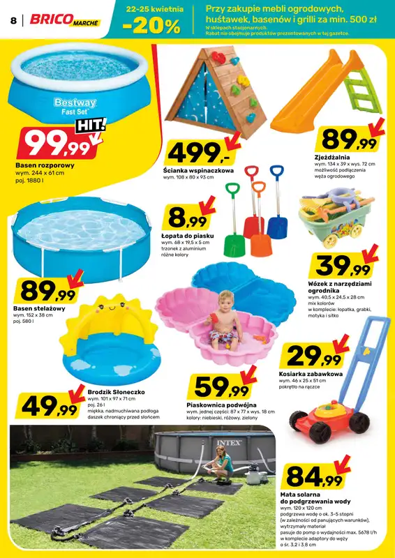 Bricomarche - gazetka promocyjna Gazetka od środy 22.04 do soboty 02.05 - strona 8
