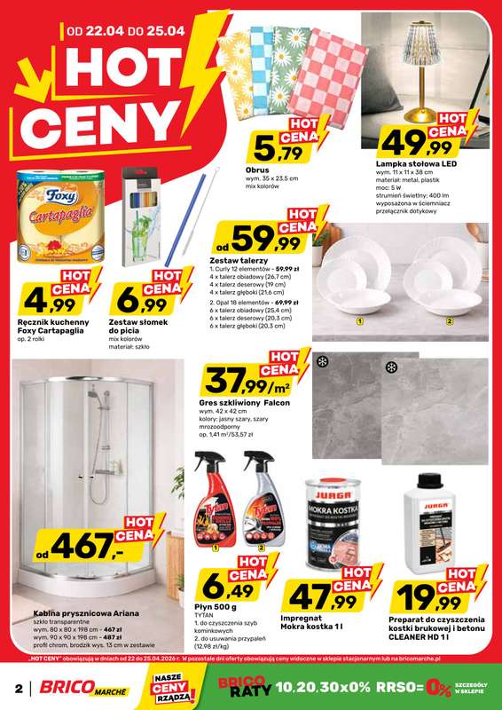 Bricomarche - gazetka promocyjna Gazetka od środy 22.04 do soboty 02.05 - strona 2