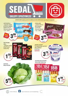 Sedal - gazetka promocyjna Gazetka od środy 22.04 do soboty 02.05