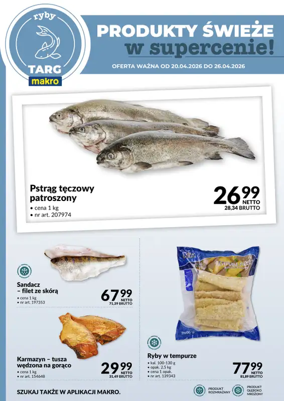 Makro - gazetka promocyjna Targ MAKRO - oferta świeża w super cenach! od poniedziałku 20.04 do niedzieli 26.04 - strona 4