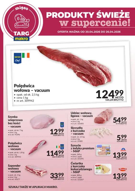 Makro - gazetka promocyjna Targ MAKRO - oferta świeża w super cenach! od poniedziałku 20.04 do niedzieli 26.04 - strona 2
