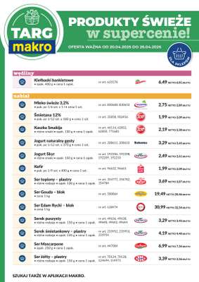 Makro - gazetka promocyjna Targ MAKRO - oferta świeża w super cenach! od poniedziałku 20.04 do niedzieli 26.04 - strona 7