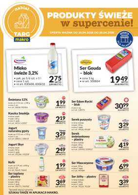 Makro - gazetka promocyjna Targ MAKRO - oferta świeża w super cenach! od poniedziałku 20.04 do niedzieli 26.04