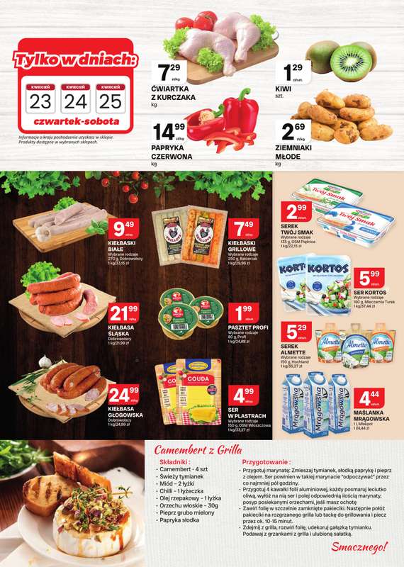 Chorten - gazetka promocyjna Gazetka Małopolska, Śląsk, Podkarpacie, Opolskie Market od czwartku 23.04 do niedzieli 03.05 - strona 2