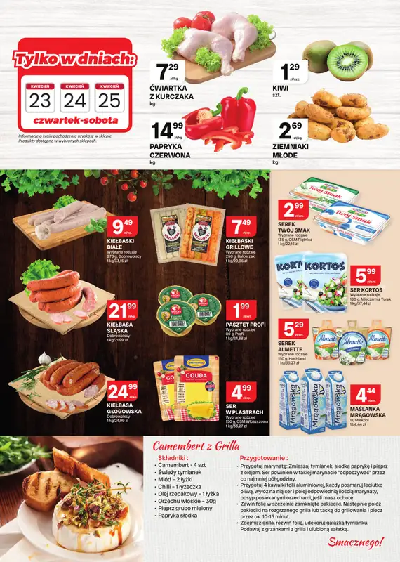 Chorten - gazetka promocyjna Gazetka Małopolska, Śląsk, Podkarpacie, Opolskie Market od czwartku 23.04 do niedzieli 03.05 - strona 2