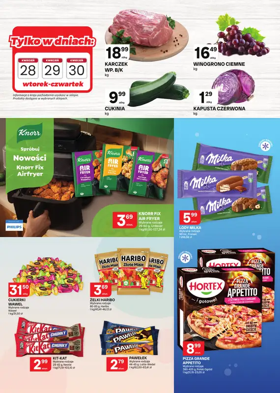 Chorten - gazetka promocyjna Gazetka Małopolska, Śląsk, Podkarpacie, Opolskie Market od czwartku 23.04 do niedzieli 03.05 - strona 3