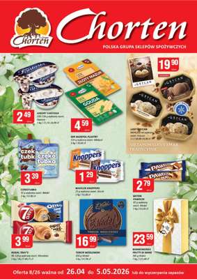 Chorten - gazetka promocyjna Gazetka Mazowsze Market od niedzieli 26.04 do wtorku 05.05