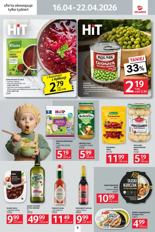 Selgros - gazetka promocyjna Jeszcze więcej super promocji! od poniedziałku 20.04 do środy 22.04 - strona 6