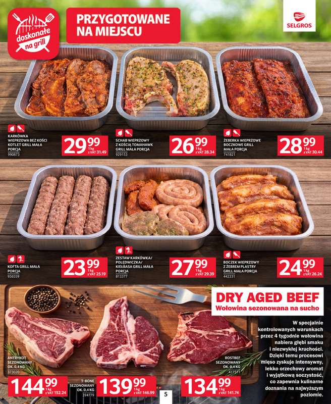 Selgros - gazetka promocyjna Katalog grillowanie od czwartku 23.04 do środy 06.05 - strona 5
